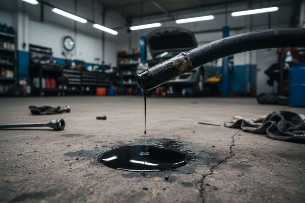 Moteur refoule huile par le reniflard : causes et solutions