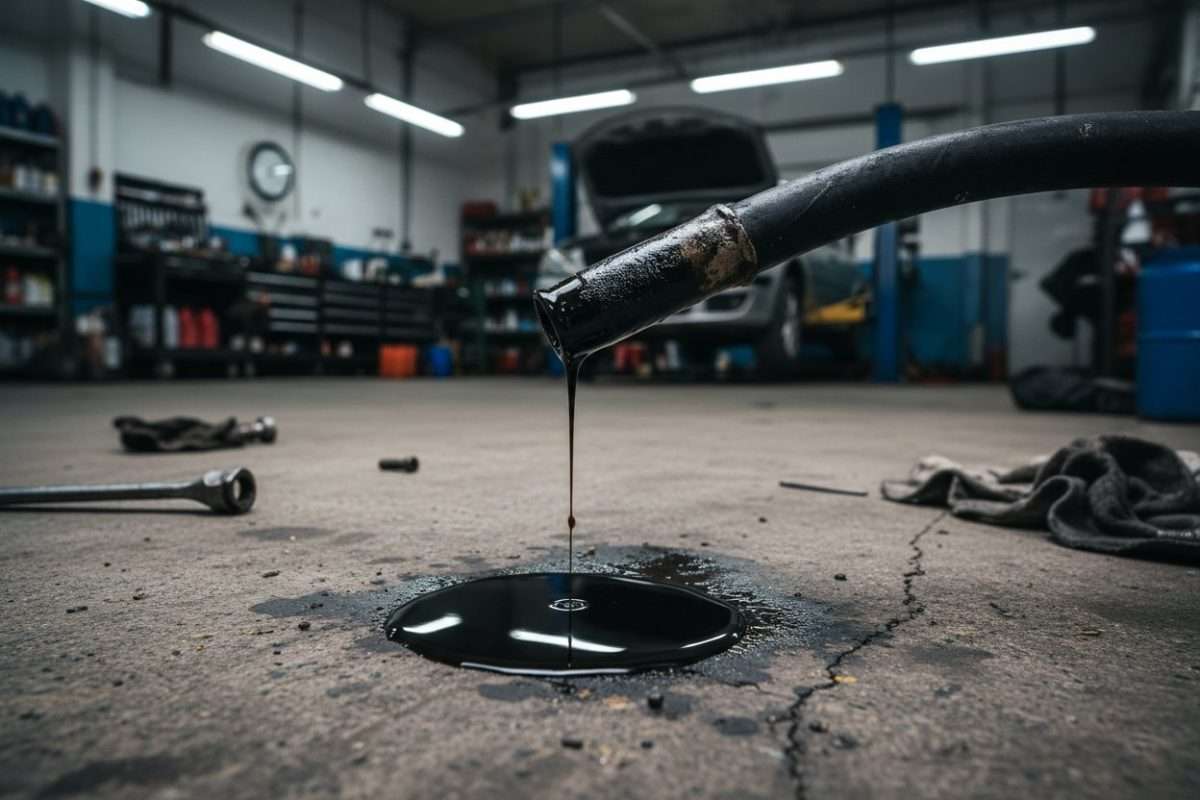 Moteur refoule huile par le reniflard : causes et solutions